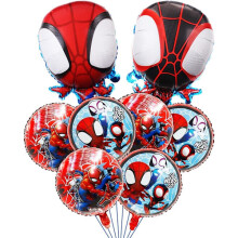 Spidey and his amazing friends foil balloons, Spidey birthday balloon decorations
