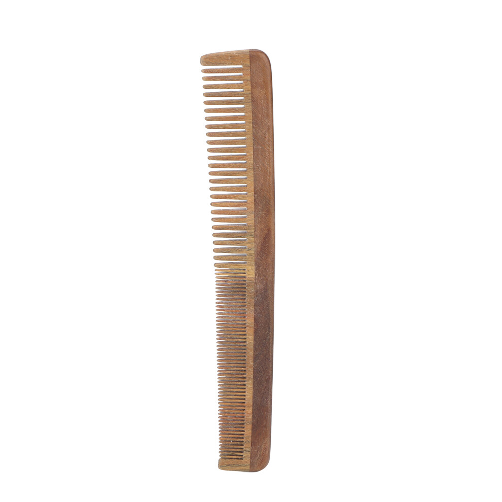 Handcrafted Neem Wood Comb For Scalp Health, Fine Tooth Eco-Friendly Hair Tool That Prevents Tangles And Boosts Blood Circulation