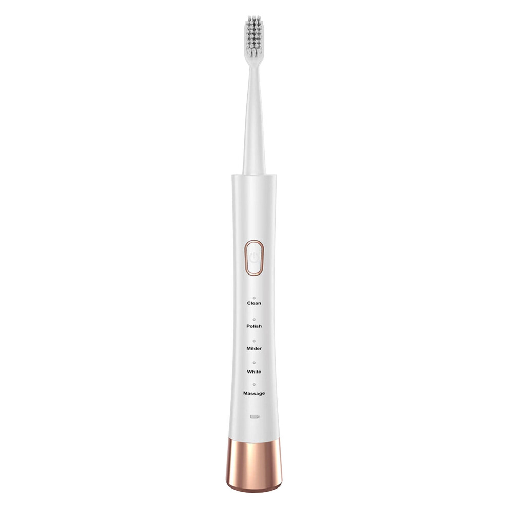 Tahtuvzn Kitchen Decor Clearance! USB Charging Toothbrush, Toothbrush with 3 Brush Heads, Smart 5-ModesTimer Toothbrush, Home Gifts