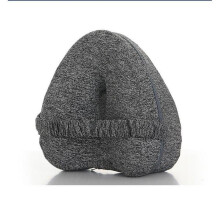 Orthopedic ergonomic leg pillow in memory foam Knee pillow Gray