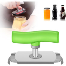 2024 New Effortless Arthritis Jar Opener - Adjustable Grip for Weak Hands, Seniors, Stainless Steel Easy Lid Opener