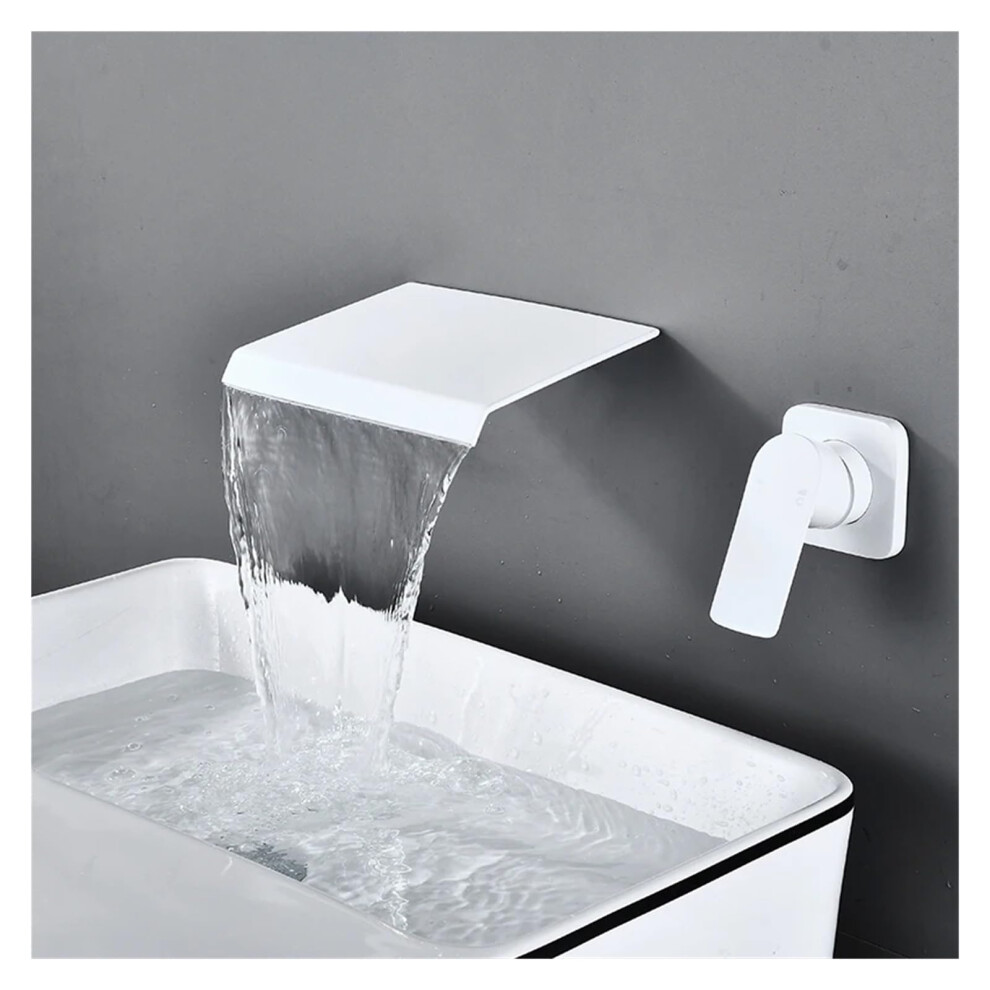 Chrome Wall Mounted Bathroom Faucet Single Handle Bathtub Mixer Tap Leak Corrosionresistant 9113335109865