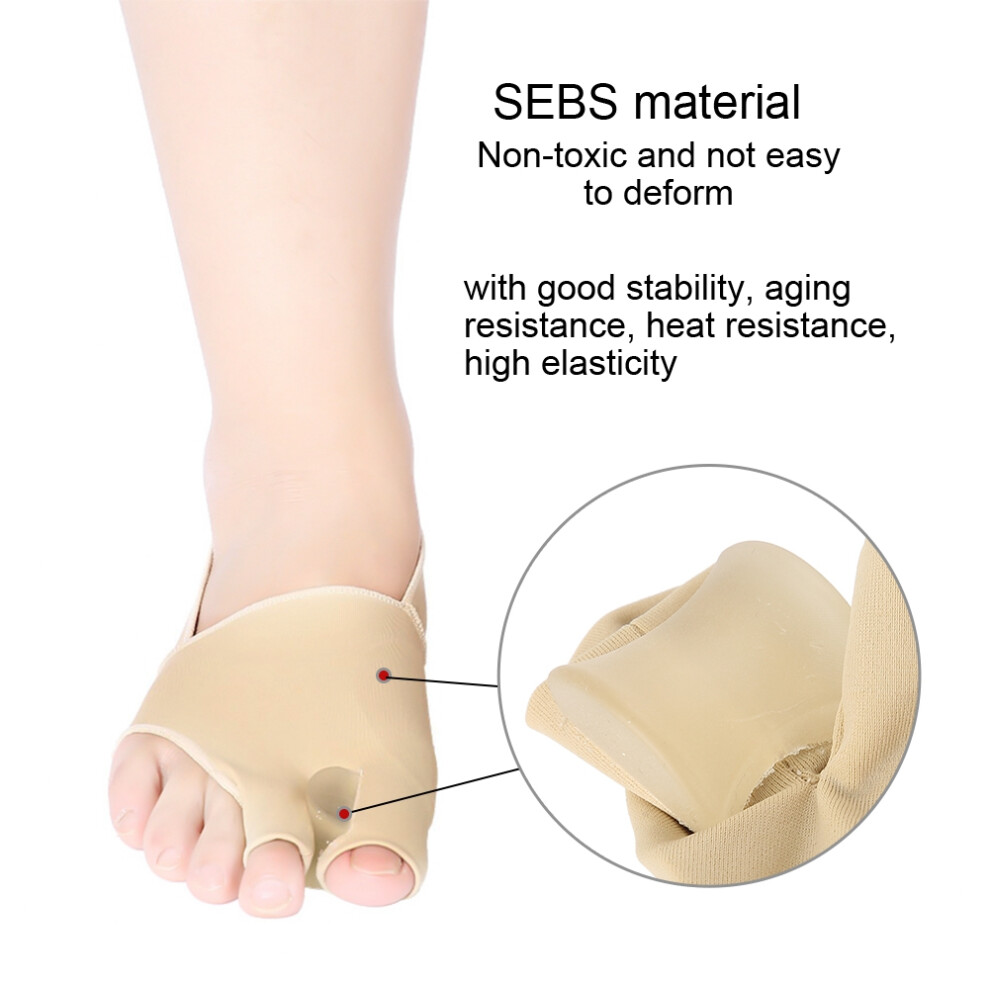Pair Hallux Valgus Corrector Bunion Separator Orthopedic Brace L