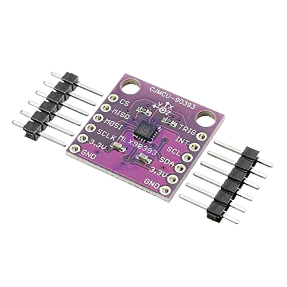 Mlx90393 Hall Effect Sensor Module 3D Magnetic Positioning Precision Detection 9174973080442