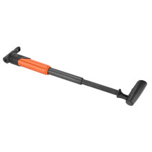Compact Bike Pump with Mounting Frame Kit Durable Portable Inflator in Orange