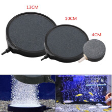 Bubble Disk Air Stone Aerator for Aquarium Fish Tank Pond Oxygen Pump 13CM (with black edge wrapping)