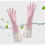Afwashandschoenen, 2 paar, lang, antislip, waterdicht, rubber 4
