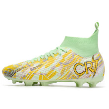 (7017C-huanglv-c-, 42) TF/FG launches new personalized and fashionable sports football shoes, comfortable and breathable football training shoes