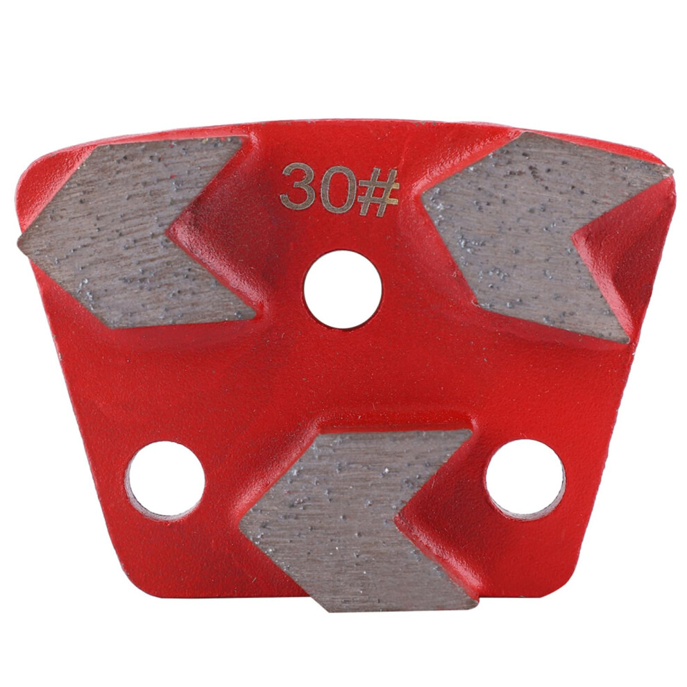Diamond Trapezoid Grinding Pad 30 Grit Metal Bond For Concrete Floor Grinder Leveling And Coarse Grinding 9174973080787