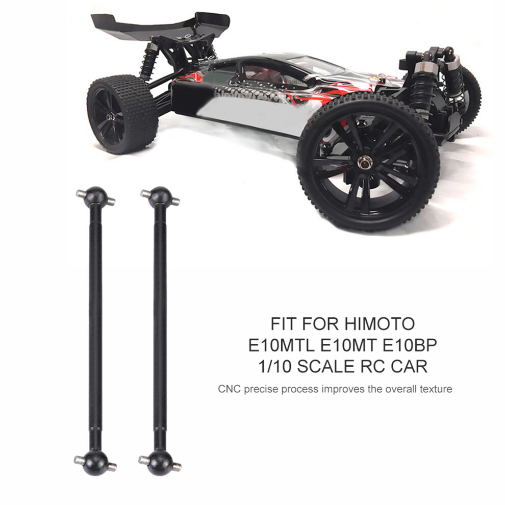 97.2Mm Metal Dog Bone Drive Shaft For 1/10 Scale Rc Car E10mt E10bp Black 9481382765373