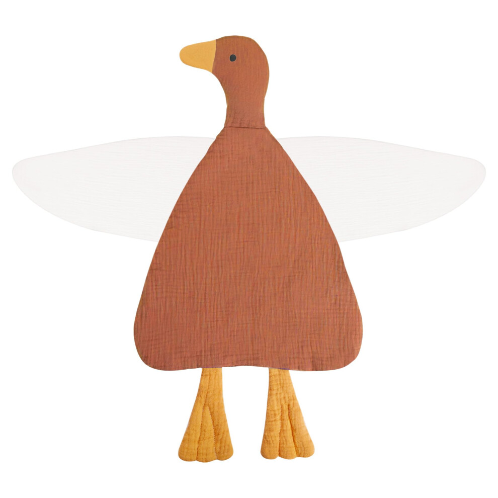 Baby Security Blanket Duck Lovey Muslin Cotton Comfort for Newborns Boys and Girls DuckBrick
