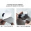 Adjustable Shower Head Holder with Strong Adhesive, NoDrill 45 Wall Mounted Bracket 4