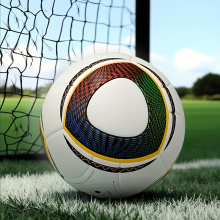 2010 Soccer Ball Standard Size 5 High Quality PU Material Outdoor Grass Team Sports Match Game Seamless Football Training futbol