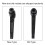 4PCS M10 Female Thread Metal Knobs with Adjustable 80mm Handle 1