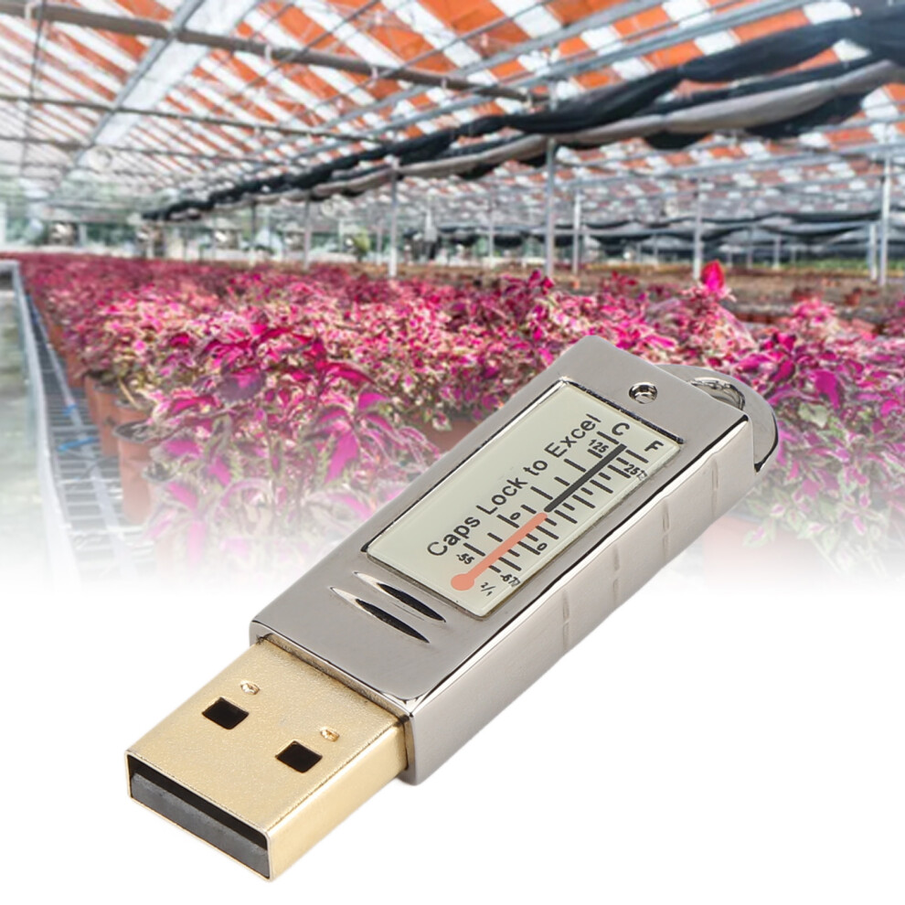 Waterproof Usb Thermometer With Data Recorder, -55~125, Zinc Alloy 8371382765583