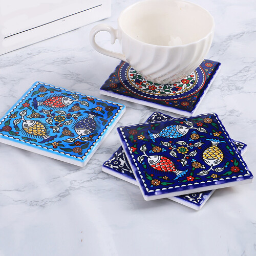 Χειροποίητα πλακάκια Jerusalem, Asfour Outlet Specialty Tiles, Πλαίσιο από φελλό για διακόσμηση, 2