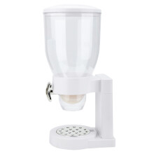 Dispensador de grãos com recipiente hermético para armazenamento em cozinhas. Recipientes duráveis e transparentes, resistentes a quebras e