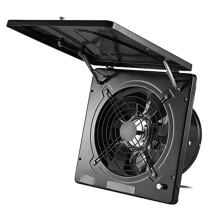 10 Inch Kitchen Wall Mounted Exhaust Fan, Airflow Low Noise, Energy Saving with Check Valve
