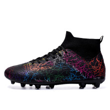 (1986C-heise-c-, 39) Fashion High Top TF/FG Soccer Cleats Mens Womens Personalized Multi-Color Professional Athletic Football Boots