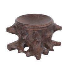 Base di supporto in legno: supporto espositivo, base a uovo, supporto per vetro, base in pietra, espositore per vetro