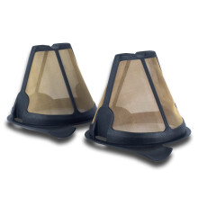 Filtro per caffè riutilizzabile, confezione da 2, compatibile con i modelli Ninja CF09X Series CFPFILTER90 per sistema termico in vetro
