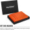 Ανδρικό Πορτοφόλι Λεπτό RFID Leather2ID με Παράθυρο και Κουτί Δώρου σε Πορτοκαλί Φοίνικα 5