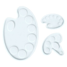 3 buc paletă mucegai DIY silicon matrițe rășină machiaj paletă silicon instrumente DIY palete matrițe
