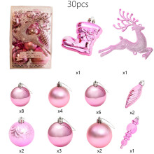 30 palline per albero di Natale, infrangibili, compatibili con KKBBMA, ideali per decorazioni natalizie, matrimoni e feste di laurea.