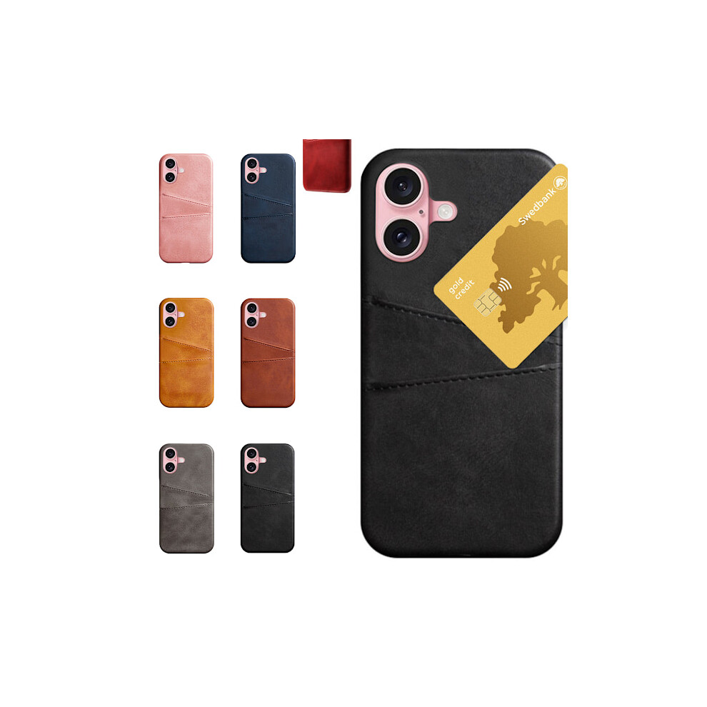 Card Holder Compatible With Iphone 16 Case Mobile Phone Case Cutout For Charger Headphones - Compatible With Iphone 16 Pink 9389440300644