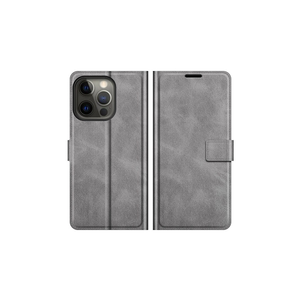 Rfid-Protected Wallet Case Compatible With Iphone 13 Pro Max - Boom Of Sweden Grey 9389440300316