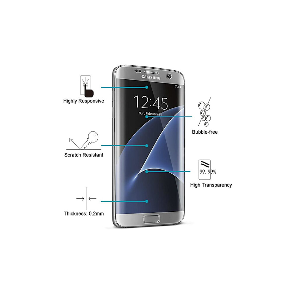 Compatible With Samsung Galaxy S7 Soft Screen Protector Pet 9H 0.2Mm Transparent Transparent/Translucent 9389440300705