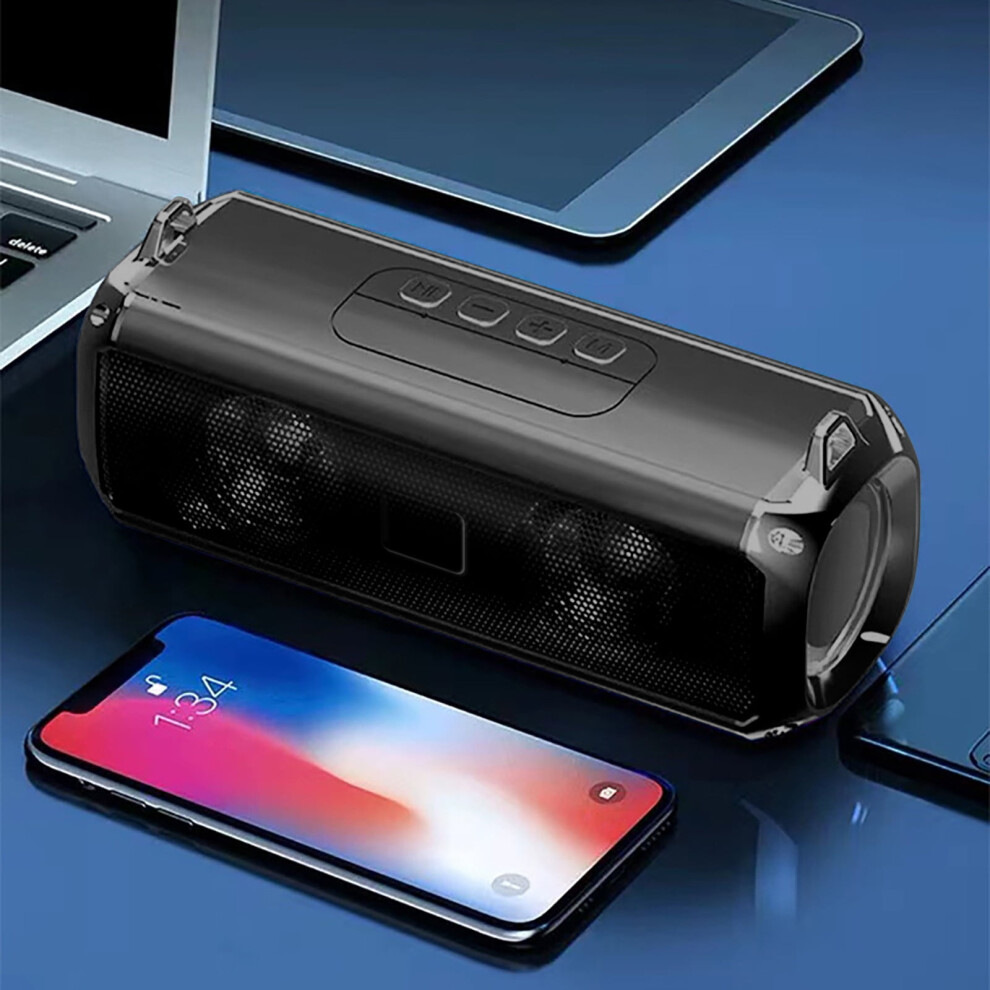 Gnobogi Double Speaker, Wireless Bluetooth 5.0, Hifi Bass, Portable Stereo Audio For Outdoor/Home/Desktop, Compatible With All Devices 9389440717138