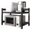 Adjustable Stainless Steel Microwave Shelf with Dual Layer Storage Rack for Kitchen Counter 1
