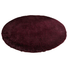 Joyfeel Super Soft Luxury Round Fluffy Area Rug Anti-Slip Bottom Comfortable Plush 80cm Solid Color Bedroom Nursery Area Carpet