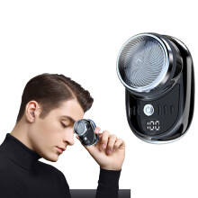 Dgankt Mini Portable Electric Shaver for Teen Boys & Men, USB Rechargeable, Travel-Friendly, Compatible with Family Use