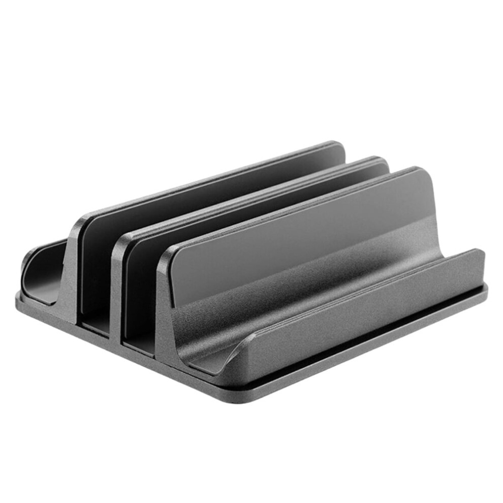 Jixopn Vertical Laptop Stand Adjustable Desktop Notebook Dock Space-Saving Laptop Docking Station Stand For Macbook/Compatible With Dell/Hp/Surface Silver/Gray/Black 9389440207257