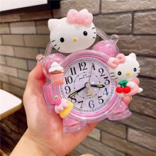 Sanrio Hello Kitty My Melody Cinnamoroll Alarm Clock Kawaii Anime Kitchen Timer Alarm Clock Mini Living Room Home Decor Gift Hello Kitty A