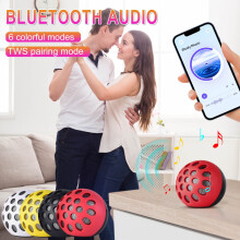Jacenvly 2024 New Mini Wireless Bluetooth Speaker Usb Outdoor Portable Home Bluetooth Speaker Easter Decor Home Deals Spring Cleaning