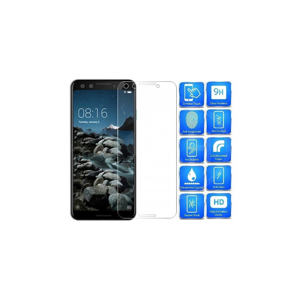 2-Pack Google Pixel 3 Tempered Glass 0.26Mm 2.5D 9H Transparent 9389440351707