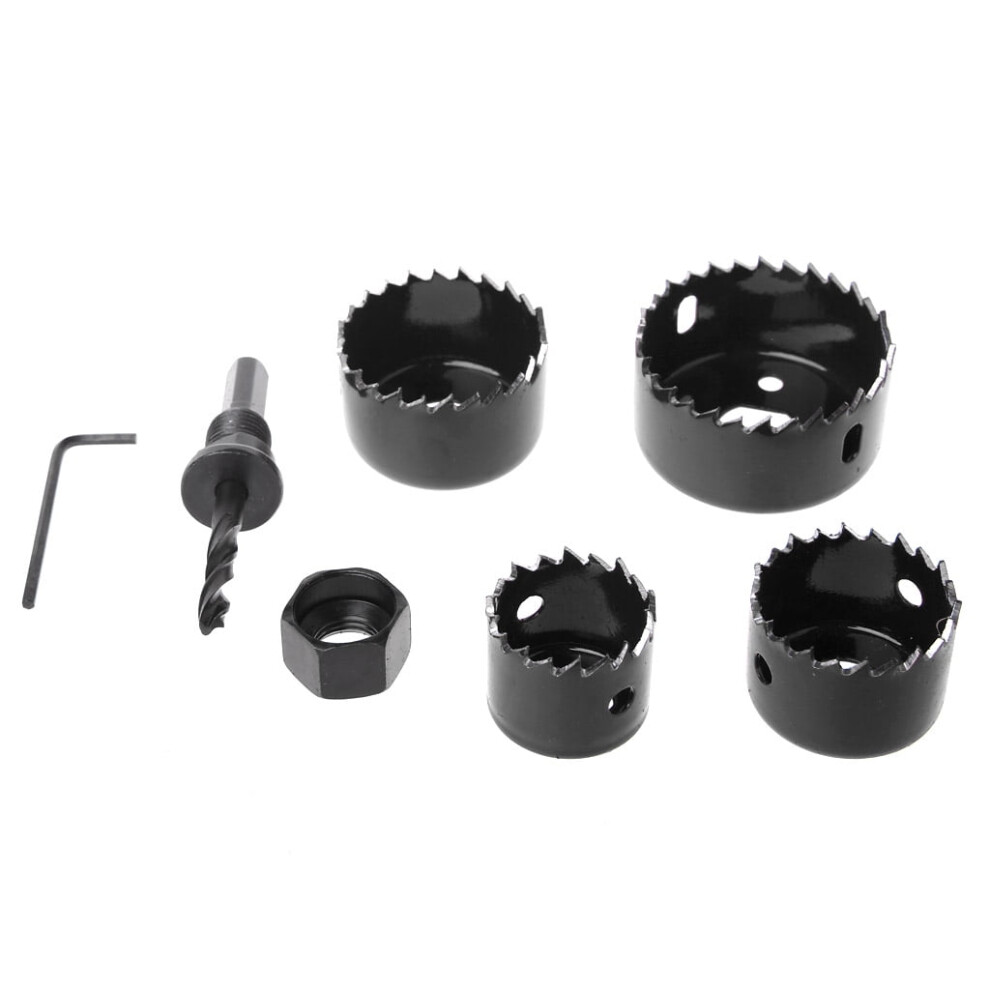 6Pcs Hole Circular Saw Set Drill Bit Cutting Cutter Round 32Mm 38Mm 45Mm 54Mm 9389440351851