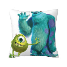 Monsters University Super Soft Pillow Case Cover with Zipper for Bedroom, Sofa, Couch,Cozy Fuzzy Pillow Shams for All Seasons Square Pillow