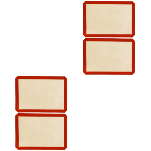4 pcs Oven Baking Sheets Pastry Baking Mats Nonstick Baking Mats Kitchen Accessory