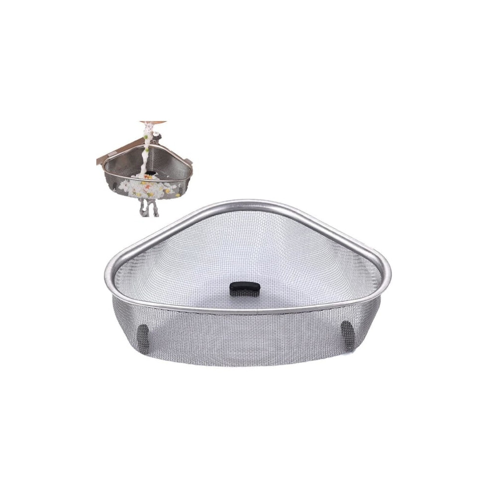 Sink Strainer, Triangular Stainless Steel Strainer For Sink Strainer, For Food Strainer In Sink 9389440445581
