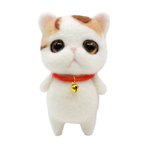 AIXING Felting Kit for Beginners with Animal Design, Includes Wool, Tools & Instruction, Compatible with DIY Craft Projects