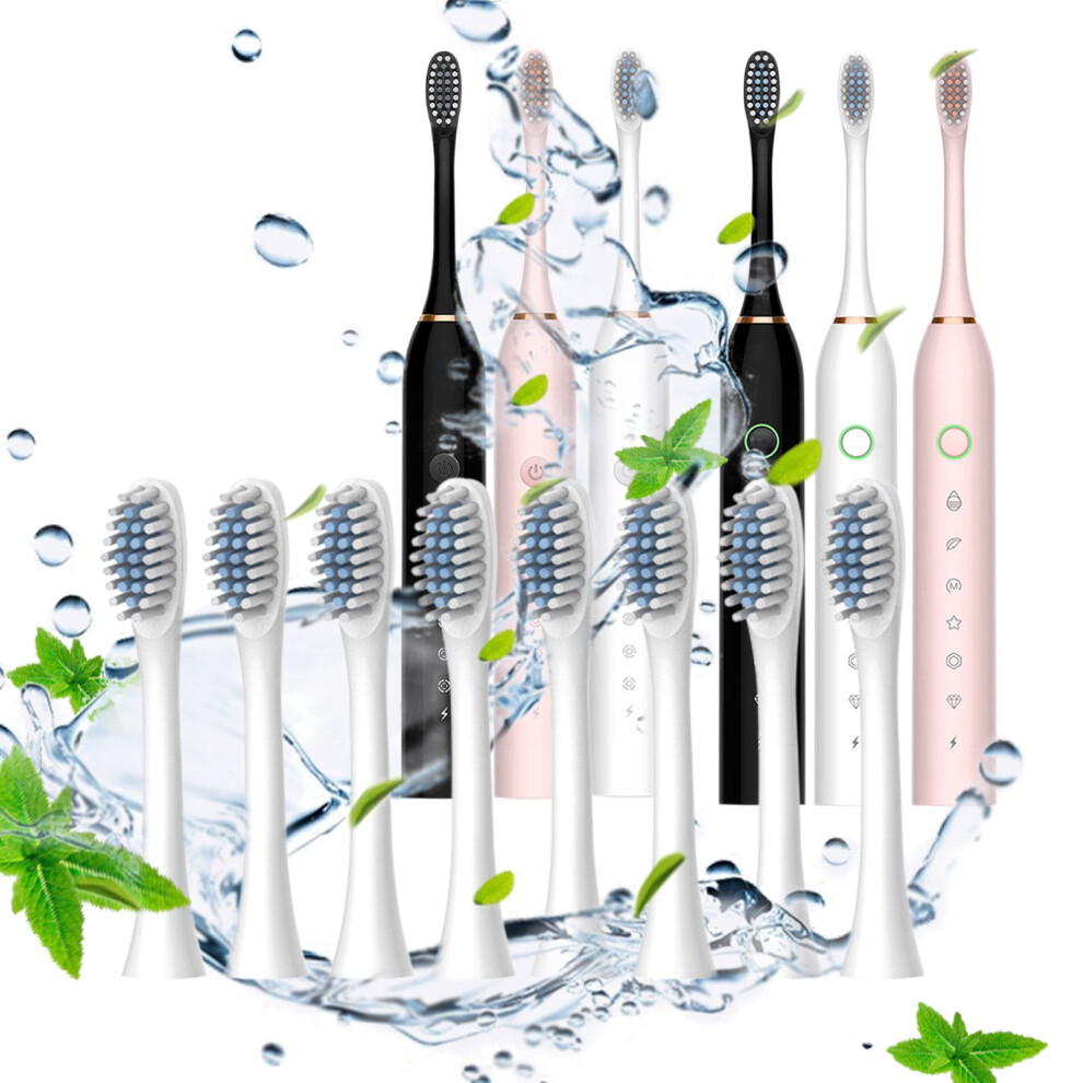 Electric Toothbrush with 8 Heads, 6 Modes, IPX7 Waterproof, Toothbrush Box â compatible with Jacenvly Outdoor Christmas Decorations Clearance