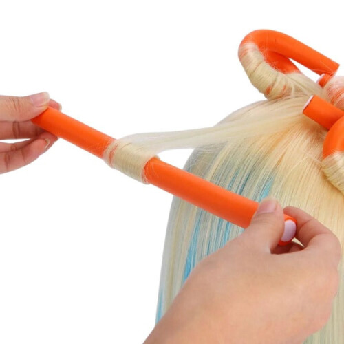 TG 10-pack Bendable Hair Rollers - 3 cm - Orange 2