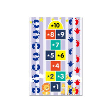 Kids Hopscotch Play Mat Children Jump Pad Family Kindergarten Indoor Outdoor, G7J4