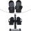 Universal Rowing Machine Pedals Rowing Machine PP Pedals for Workout Home Office 7