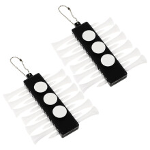 2 Pcs Golf Ball Nail Seat Tee Holder Balls Goalkeeper Outdoor Accessories Stuff Accessory Equipment and Personalized
