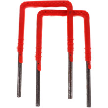 2 Pcs Heavy Duty Ladder Well Ladder Stand Construction Supplies Ladder Outdoor Tower Carbon Steel
